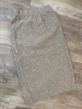 SNDYS Taupe Knit Pencil Skirt - Women